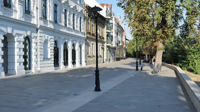 Oradea city in Romania 4k footage