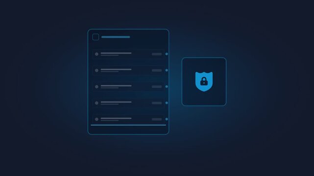 Digital document security and automated verification process. 4K Video