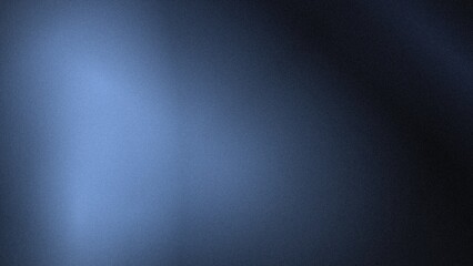 Naklejka premium Abstract gradient background with cool blue tones and dark areas featuring soft blur and subtle grain texture