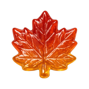 PNG Vibrant autumn maple leaf illustration.