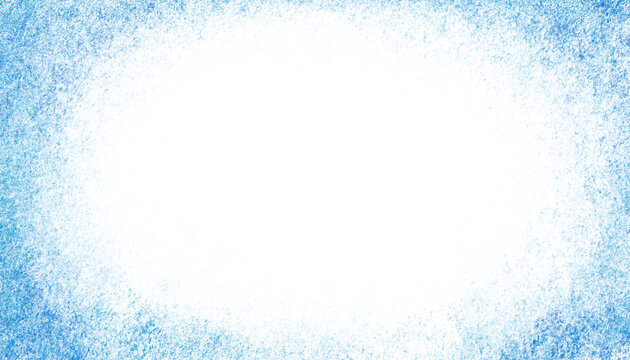 Frost snow background with texture ice frame for chalk vector effect. Frosty grunge pattern with graphic aged icy for border frozen grainy. Abstract water frost with winter texture line.