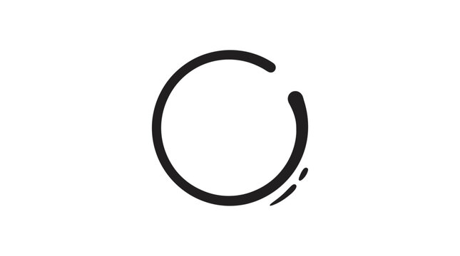 Minimal Circular Loading Indicator Icon