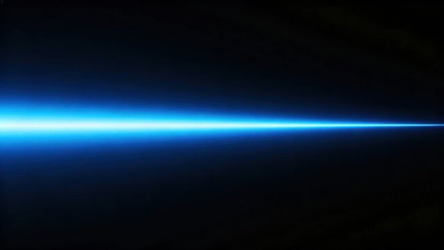 Electric blue sci-fi anamorphic streak