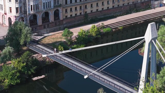 Oradea city in Romania, drone footage 4K ProRes rec.709 dlog