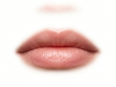 Healthy Hydrated Rosy Lips Close Up Luxury Lip Care Skincare