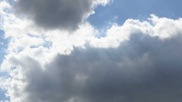 Clouds in the sky timelapse