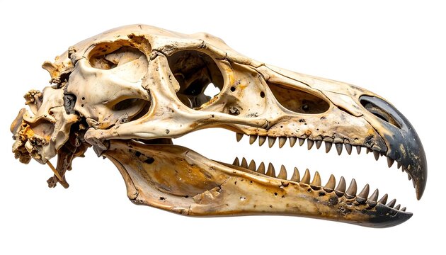 Close up view of a preserved rattlesnake specimen in museum display.