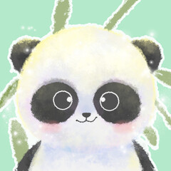 panda with a smile © Kawaii