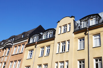 Fototapeta premium Historic residential architecture in Sweden