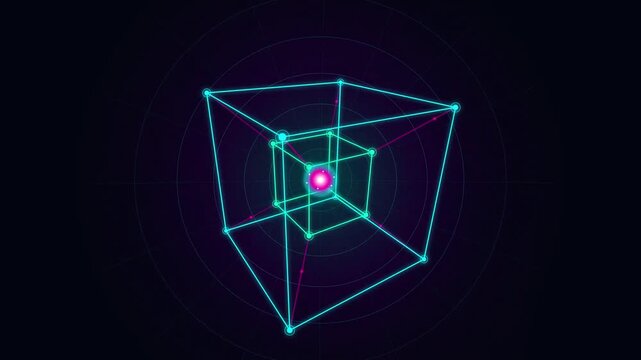 Hyperdimensional Quantum Tesseract & Cyber Void Core.