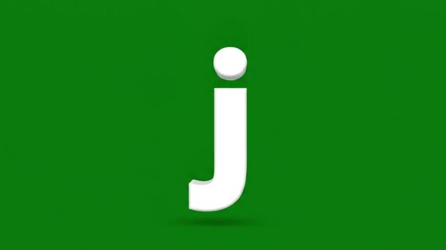 A video showcasing a creative and modern logo design featuring a stylized letter on a green background