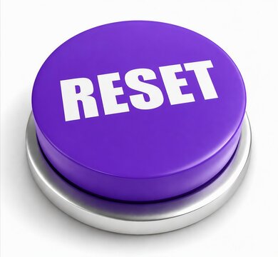 Purple reset button with white text