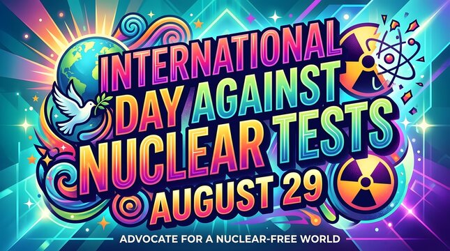 International day against nuclear tests august 29 poster