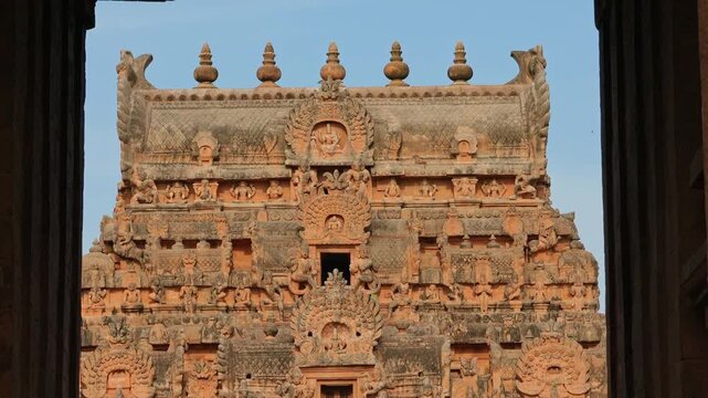 Brihadeeswarar Temple, Brihadisvara Temple, Thanjai Peruvudaiyar Kovil, Tanjore Big Temple, Shiva Temple, Thanjavur, Tamilnadu, India. King Raja Raja Cholan, UNESCO World Heritage Site. Archaeological