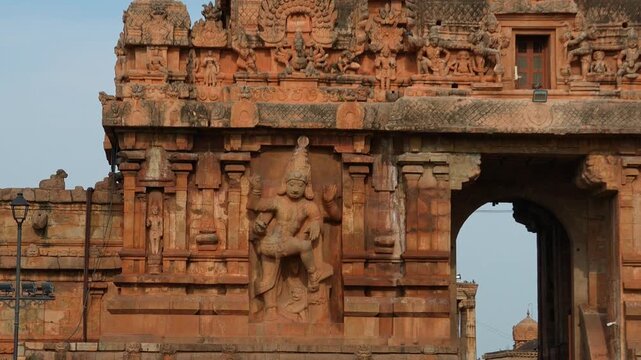 Brihadeeswarar Temple, Brihadisvara Temple, Thanjai Peruvudaiyar Kovil, Tanjore Big Temple, Shiva Temple, Thanjavur, Tamilnadu, India. King Raja Raja Cholan, UNESCO World Heritage Site. Archaeological
