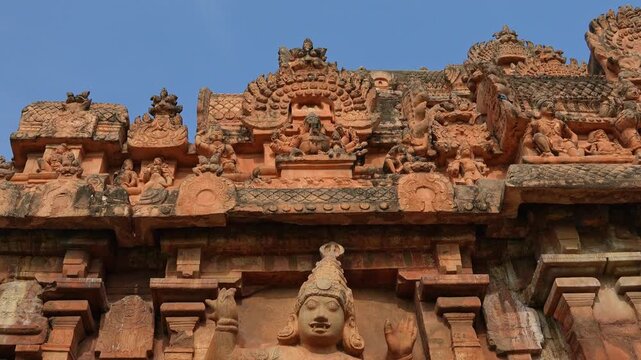 Brihadeeswarar Temple, Brihadisvara Temple, Thanjai Peruvudaiyar Kovil, Tanjore Big Temple, Shiva Temple, Thanjavur, Tamilnadu, India. King Raja Raja Cholan, UNESCO World Heritage Site. Archaeological