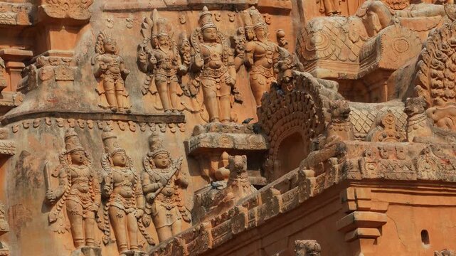 Brihadeeswarar Temple, Brihadisvara Temple, Thanjai Peruvudaiyar Kovil, Tanjore Big Temple, Shiva Temple, Thanjavur, Tamilnadu, India. King Raja Raja Cholan, UNESCO World Heritage Site. Archaeological
