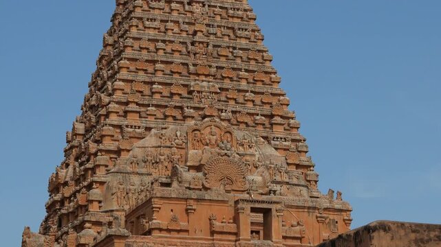 Brihadeeswarar Temple, Brihadisvara Temple, Thanjai Peruvudaiyar Kovil, Tanjore Big Temple, Shiva Temple, Thanjavur, Tamilnadu, India. King Raja Raja Cholan, UNESCO World Heritage Site. Archaeological