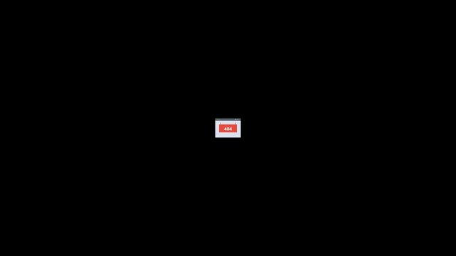 Error 404 Page Not Found Concept Illustration.