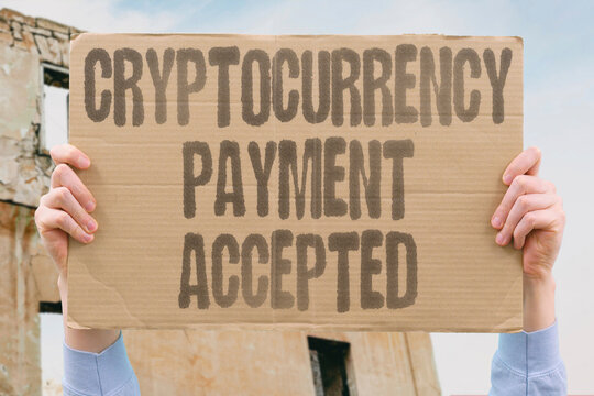 "Cryptocurrency Payment Accepted" Digital currency requests indicate high-risk transactions digital. currency. request. indicate. risk.