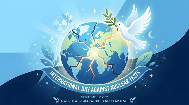 International day against nuclear tests illustration