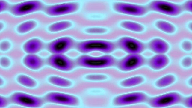 Abstract purple and blue geometric pattern with symmetrical design