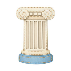 Fototapeta premium PNG Elegant classical column illustration.