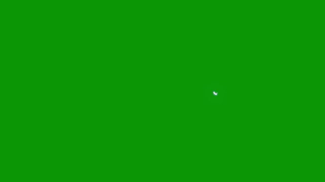Powerful lightning strike, cartoon lightning energy burst flash fx animation, luminous blue force lightning motion graphics for seamless scene changes on green background, 4k animation.