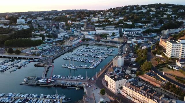 Torquay Coast Glowing At Sunset