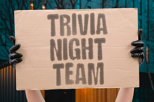 "Trivia Night Team" Chief executive competes in pub quiz with staff members. PRESIDENT. TRIVIA. QUIZ. PUB. TEAM.