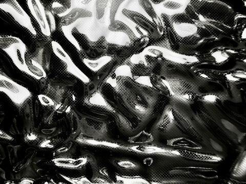 liquid chrome texture abstract monochrome ripple pattern for web design advertising background modern digital art