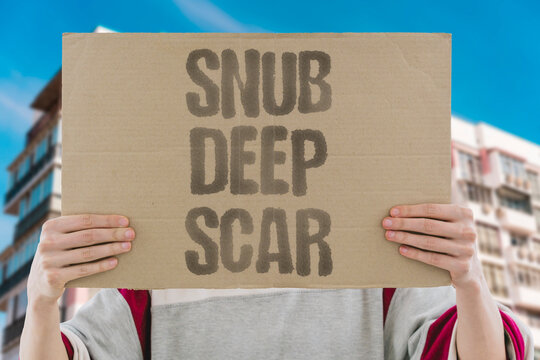 "Snub Deep Scar" The wound healed but the mark remains clear. MAINKEY1. MAINKEY2. MAINKEY3. MAINKEY4. MAINKEY5.