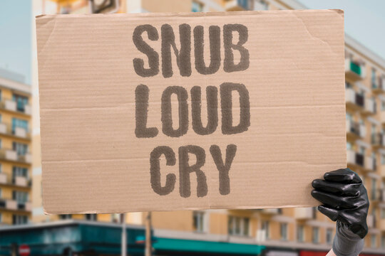 "Snub Loud Cry" My fans are outraged and I&rsquo;m right there. MAINKEY1. MAINKEY2. MAINKEY3. MAINKEY4. MAINKEY5.