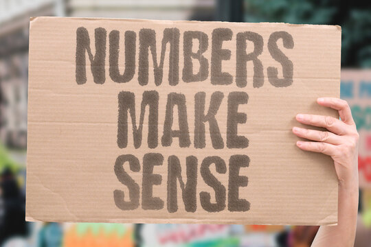 "Numbers Make Sense" Math and money conspire against my sanity. confusion. numbers. math. calculations. incomprehensible.
