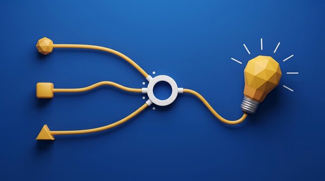 Information Synthesis Concept Merging Diverse Data Inputs to Create Single Bright Light Bulb Idea
