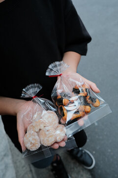 Japanese rice crackers