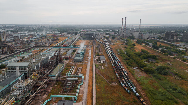 Industrial Complex and Freight Rail Yard