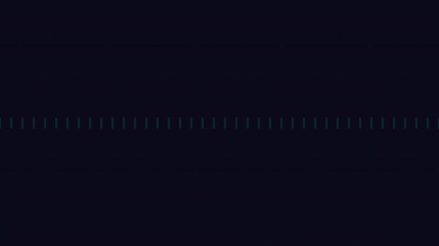 Abstract blue geometric spikes fluctuating as a digital audio waveform on a dark background