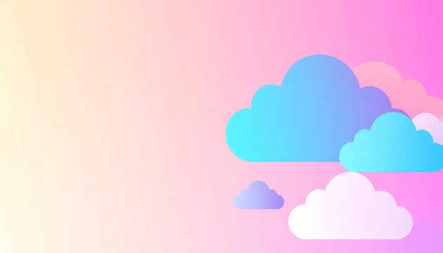 a cloud with a pink background