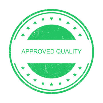 Professional circular badge with green and white colors for membership or achievement award