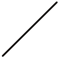 Obraz premium Hand Drawn Diagonal Line Doodle Decorative Element