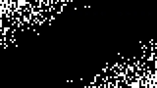 Pixelated Dither Transition Wipe for Retro Gaming Aesthetic Video Projects 4k video