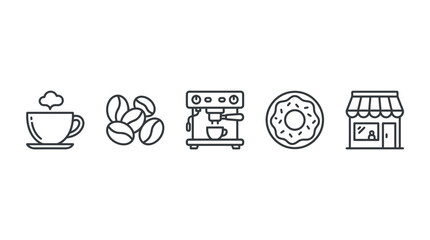 Fototapeta premium Illustrated collection of vintage transportation symbols and icons.