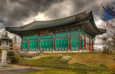 Naklejka premium Temple