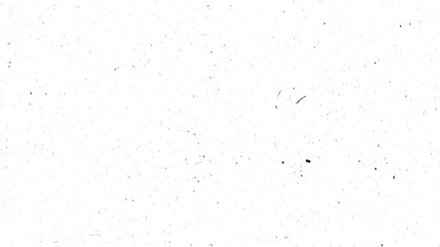 vintage film dust and scratches overlay loop on white background, analog vintage video overlay dust and scratches with film light leaks noise effects loop footage. 4k video
