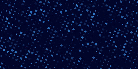 Fototapeta premium Abstract Dark Blue Digital Pixel Background With Technology Data Grid and Futuristic Mosaic Pattern