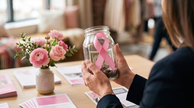 Supporting breast cancer awareness a month dedicated to hope research and empowering women's health