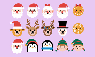 Obraz premium Cute animal characters with hats and accessories in a playful cartoon style animals rabbit