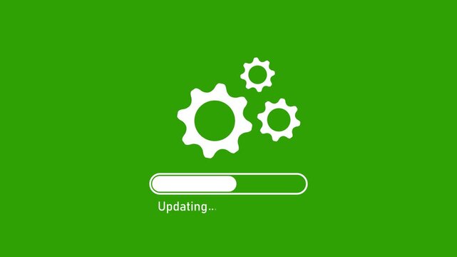 Loading process. Update system icon. Concept of upgrade application progress icon for graphic and web design. Upgrade Update system