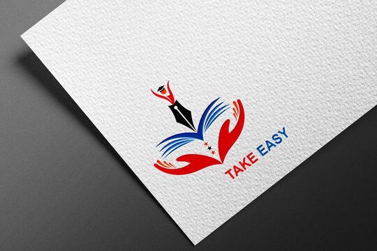 study logo hand logo vector logo